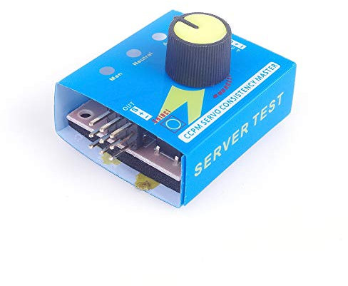 ANGEEK ESC Servo Universal Tester CCPM Consistency Master New 3CH Multi Checker Tester for RC Helicopter