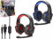 PMS 921119 Gaming-Headset mit Mikrofon | Beleuchtung | 1 Stück Zubehör schwarz