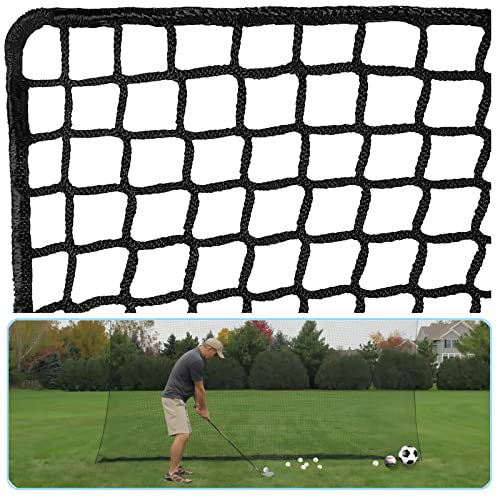 IUZEAI 10x10ft Golf Netting High Impact Golf Practice Net, Golf Sports Netting Barrier Nets, Heavy Duty Nylon Netting Material Golf Hitting Nets