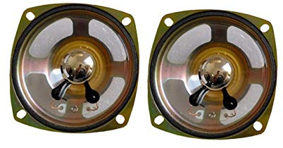 2pcs 3 Pollici 78mm Altoparlanti Impermeabili 8 Ohm 5W Miniera di Carbone Allarme Altoparlante Quadrato Trasparente Altoparlante all'aperto Audio Esterno (Taglia : 3)