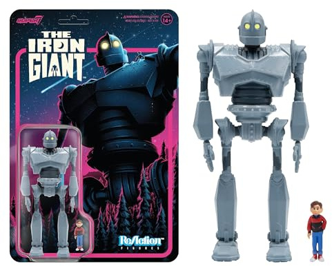 SUPER7 - IRGIW01-IRG-01 Iron Giant Reaction Figure, Multicoloured, 3.75