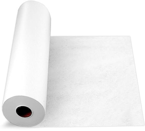 Fusible Interfacing, 11.4 in x 54 yd Polyester Non-Woven Interfacing Single-Sided Interfacing Lightweight Medium Weight Iron-On Interfacing for Sewing Quilting Crafting