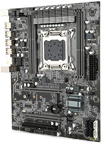 ASHATA Computer-Motherboard, DDR3 1866/1600/1333 MHz Desktop-Mainboard-Unterstützung CPU-USB3.0-Computerzubehör der E5-Serie Integrierter Chip Sound Sard/Netzwerkkarte
