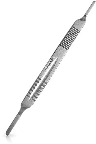 May - Skalpellhalter für alle Skalpellklingen Figur Nummer 3 und Figur Nummer 4 aus Edelstahl