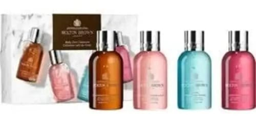 Body Care Collection Woody & Floral Bath & Shower Gel Re-Charge Black Pepper 100 ml + Bath & Shower Gel Delicious Rhubarb & Rose 100 ml + Bath & Shower Gel Fiery Pink Pepper 100 ml 100 ml