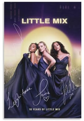 DAXXIN Little Mix Poster Between Us Musik-Cover-Poster, Leinwandposter, Wandkunst, Dekordruck, Bild, Gemälde für Wohnzimmer, Schlafzimmer, Dekoration, ungerahmt, 30 x 45 cm
