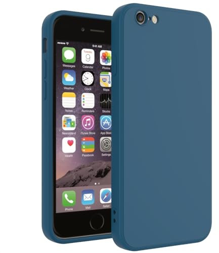 WOGROO for iPhone 6S Case Dark Blue, Scratch Resistant with Soft Touch, Slim Thin Phone Cover for iPhone 6 4.8 inch