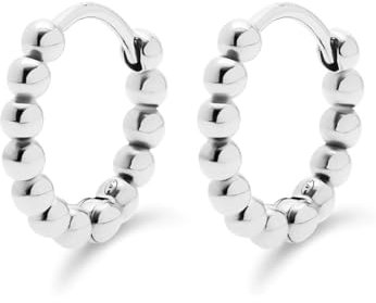 ESPRIT Damen-Creolen 925er Silber One Size, Silber 32026117