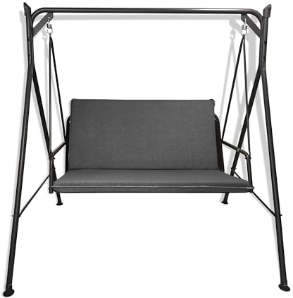 Il Tuo Artigiano Design Sitzkissen für 2, 3 und 4 Sitzer 6 cm dick (Grau, 3-Sitzer - 135 x 55 cm)
