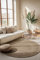 Hanse Home Jute Teppich Rangpur Rund – Natur Wohnzimmerteppich - Handgewebt & Natürlich – Boho Naturfaser Juteteppich für Wohnzimmer, Schlafzimmer, Esszimmer, Flur, Küche – Natur Braun, 200cm
