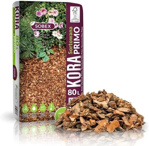Garden Wood Bark Chippings For Garden | Wood Chips For Mulching, Weed Control, Landscaping, Kids Play Areas, Chicken Bedding I Mulch Decorative Chippings 10-30mm (800 litres - covers 10sqm)