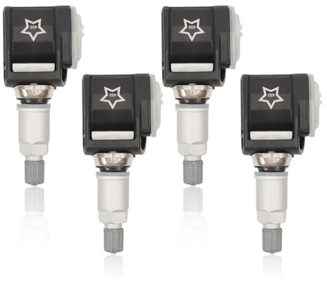 4 Stück Reifendrucksensor Reifendruckkontrollsystem TPMS Sensor RDKS 433 MHz für 5er 6er 7er 8er G30 G31 F90 M8 F91 F92 F93 X3 X4 X5 36106872774 36106887147