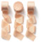 CHUQING Schleifenband Champagner Breit Geschenkband Satin Dekoband Hochzeit Satinband Ivory Seidenband Nude 2,5 cm X 6,4 m