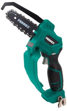 Ferrex Akku Kettensäge Kompakt Mini Einhand Kabellos Astsäge Entaster