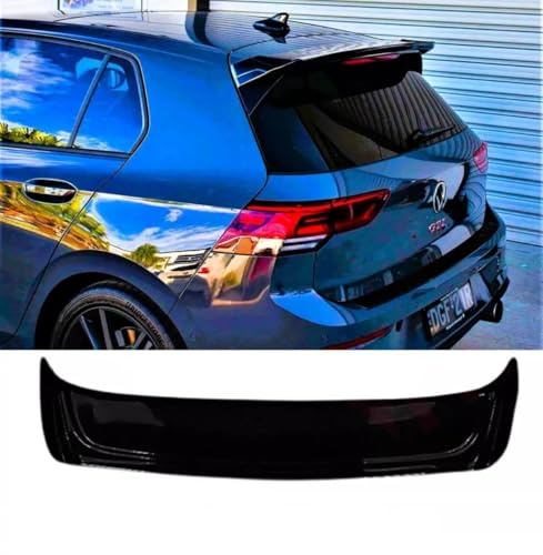 Auto Perfectionists UK Rear Roof Spoiler Compatible With VW Golf MK8 R GTD GTI Osir Style ABS Gloss Black