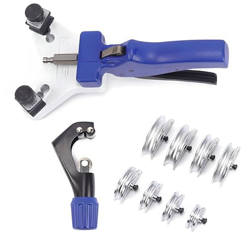 Kupfer-Aluminium-Rohrbieger-Set, 6–12 Mm Manuelle Kupferrohrbieger, 0–90 Grad Winkel, Mit Schneider, Schnittbereich 4 Mm–28 Mm, Für Flexible Kupfer-/Aluminiumrohre