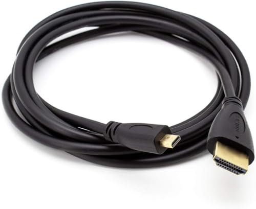 ZHHSUNY Compatible HD-MI Cable for So-ny HDR-CX405 HD Hand-ycam, FDR-AX100 4K Ultra HD, FDR-AX53 Ultra HD Hand-ycam Camcorder (6FT)