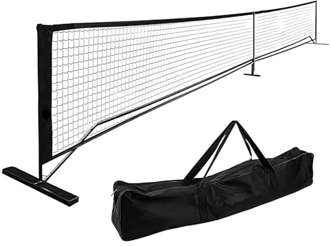 Pickleball Trainingsnetz Abnehmbar, 6,7 m Länge, 9,5 kg Gewicht,