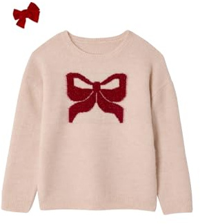 VERTBAUDET Coffret Noël Fille Pull Jacquard et Accessoire