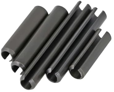 50 Stück 65Mn-Stahl-Hohler Zylinderstift, Elastischer Lokalisierstift, Außendurchmesser 4mm, Länge 45mm, 4x45mm