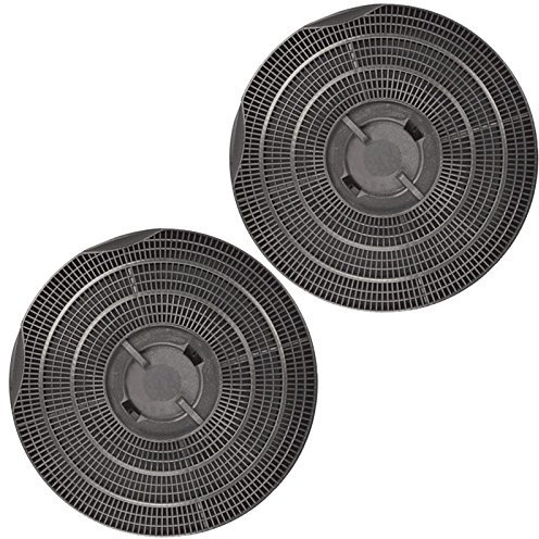 SPARES2GO Type 30 Carbon Charcoal Vent Filter for Whirlpool Cooker Hoods (Pack of 2)