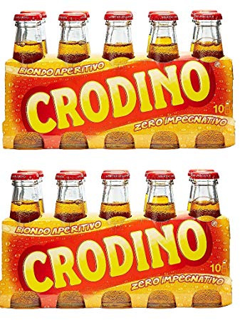 20x San pellegrino Crodino 100 ml Aperitif ohne Alkohol bitter aus italien