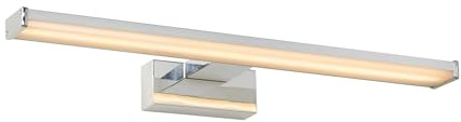 LUCIDE ONNO - Spiegelleuchte Badezimmer - LED - 1x8W 3000K - IP44 - Chrom Matt