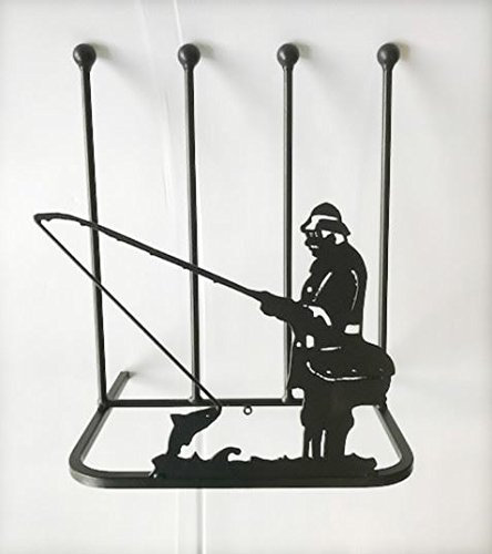Poppy Forge Unique Fisherman Design Wellington Boot Rack for two pairs