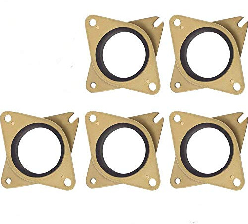 Yefun 5 Stücke Stepper Vibrationsdämpfer für Stahl und Gummi Schrittmotor, für Nema 17 3D Drucker