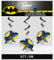 Unique Party 77520 - Decorazioni da Appendere a Spirale - 66 cm - Festa di Batman - Confezione da 3, Multicolore