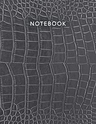 Black Croc Skin Composition Notebook: Croc Skin Notebook