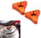 Manopola Forcella Anteriore Moto Regolatore per WP 48 mm Forche SX SX-F EXC XC-W 125-530cc SUPERMOTO SMC ENDURO 690 2008 2009 2010 - Arancione