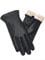 vislivin Vollhand Touchscreen-Handschuhe für Damen Leder Handschuhe Warmer Winter SMS Autofahren Handschuh Schwarz S