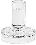 Broste Copenhagen Petra Kerzenständer aus Glas in der Farbe Transparent, Maße: 10cm x 10cm x 11cm, 14498105