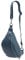 SH Leder ® echt Leder Hüfttasche Damen Herren Unisex Gürteltasche für Festival Reise Bauchtasche mittelgroße Crossbody Bag Frauen Ledertasche 32x17cm Marie G528 (Jeansblau)
