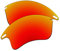 EZReplace Verres de rechange pour lunettes de soleil Oakley Fast Jacket XL OO9156 (verres polarisés), Rouge vif, taille unique