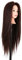 Trintion Frisierkopf Trainingsköpfe Übungskopf Friseur 24 Synthetik Haar Trainingskopf Frisurenkopf Puppenkopf Frisierkopf Halter mit DIY Haar Zubehör Styling Set