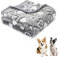 Nobleza Hundedecke Fleece Weiche Fleecedecke Waschbar Katzendecke Hunde Decke Outdoor Flauschig Deck für Haustier Hunde Katzen Welpen Weiche Warme Matte, 100 * 80cm