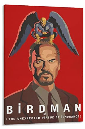 Birdman-Filmposter, Poster, Wandkunst, Gemälde, Leinwanddruck, Dekoration, Poster, Kunstwerke, 60 x 90 cm