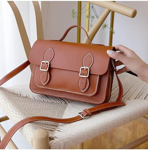 DIY Geldbörse Tasche Satchel Making Kit Cambridge Schnittmuster Geldbörse PU Leder Material Bastelwerkzeug Set Handgefertigte Handtasche Schultertasche PDFNähen Strickstich Frau Mädchen Geburtstag