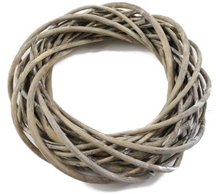 Weidenkranz I grau I Ø 30 cm x H6 cm