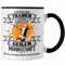 Trendation - Handball Trainer Tasse Geschenk von Mannschaft Lustiger Spruch (Schwarz)