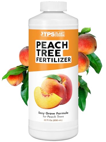 Peach Tree Fertilizer – Liquid Peach Tree Plant Food for Healthy Growth & Fruit Production, 32 oz