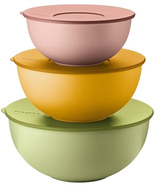 Guzzini - Set mit 3 Behältern mit Deckeln Everywhere, Bio-Farben, verschiedene Dekorationen