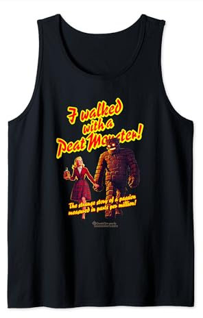 Whisky Geek Film Poster I Walked with a Peat Monster Whisky Tank Top