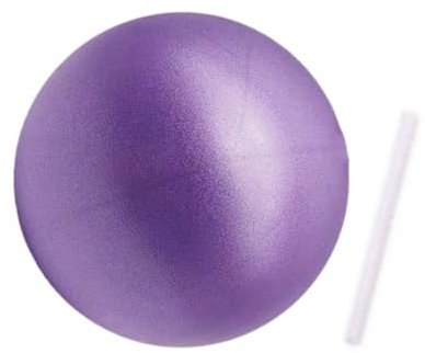 rockible Kleiner Pilatesball, Gymnastikball, PVC, strapazierfähig, 15 cm Kern, Yoga-Ball für Wettkampfübungen, Heim-Fitnessstudio, Balance, LILA