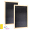 XCRPRT Kreidetafel mit Holzrahmen Set, 2 Stück 20 x 30cm Schiefertafel zum Beschriften mit1 Schwammradierer, Kreidetafel Klein für Buffet Hochzeit Party Schule