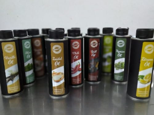 Odenwälder Lebensmittel Premium Bärlauchöl, Hergestellt aus frischem Bärlauch & Sonnenblumenöl, 100% natürlich - Made in Germany – 300g