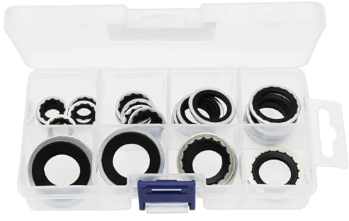 EMSea 30 Stück Klimaanlage Kompressor Wellendichtring AC Dichtung O Ring Zubehör Kompatibel mit Buick V5GL8 Kompatibel mit Excelle