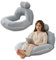 INSEN Lesekissen, Rückenkissen zum Sitzen im Bett zum Lesen, Krankenschwester & Entspannen, Lesekissen für Erwachsene, Mütter & Kinder, Sit-Up-Kissen für Bett